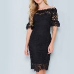 پیراهن تمام دانتل ابریشم مشکی