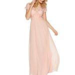 پیراهن پولکی سنگ دوزی صورتی